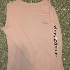 ✨pink and navy vineyard vines long sleeve✨